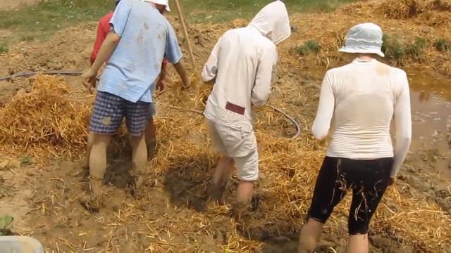 Строительство дома из самана 1