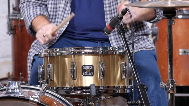 Gretsch Bell Brass Shell Snare Drum - Drummer's Review смотреть онлайн