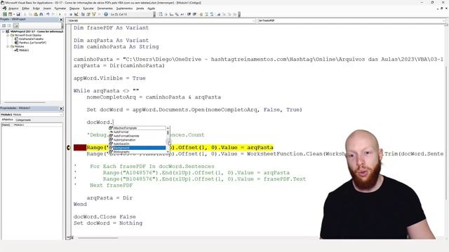 Como Ler Informações de Vários PDFs pelo VBA com ou sem Tabelas смотреть онлайн