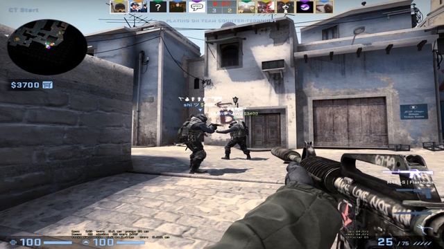 ИГРАЮ НА ЧИТЕРСКОМ CFG m0NESY(CS:GO) смотреть онлайн