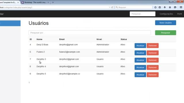 020 - [Parte 2] Paginação com Codeigniter e Bootstrap [Pagination] смотреть онлайн