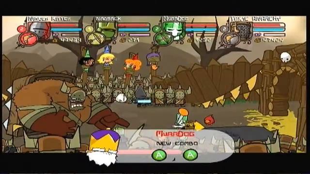 Castle Crashers: Legit Playthrough (Episode 2-Barbarian Boss & Fighting over women) смотреть онлайн
