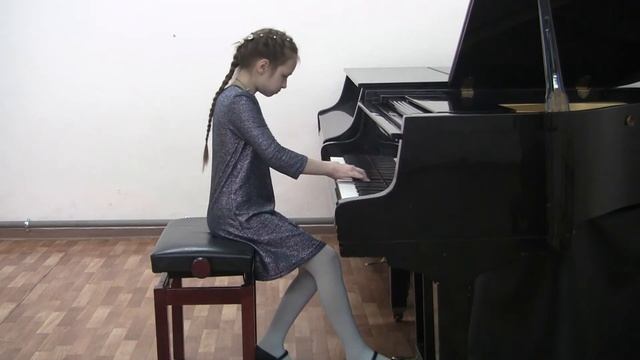 Заворина Ольга, 10 лет. В. Гиллок "Настроение лунного света" смотреть онлайн