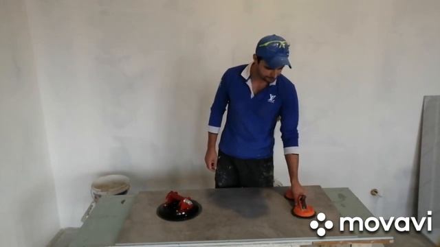 Эксперимент с присосками для рельефного керамогранита. смотреть онлайн