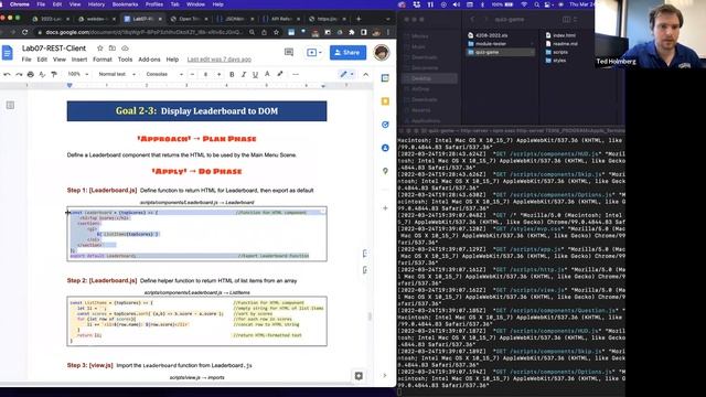 CSCI4208 - Lab 7B: Modules + Async - Quiz Game & Leaderboard | (Part 2) смотреть онлайн
