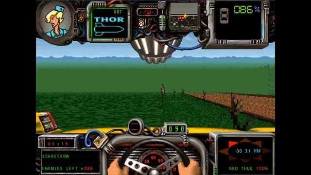 Quarantine 2 - Road Warrior [PC, DOS] - Walkthrough - Level 2: Mutton County смотреть онлайн