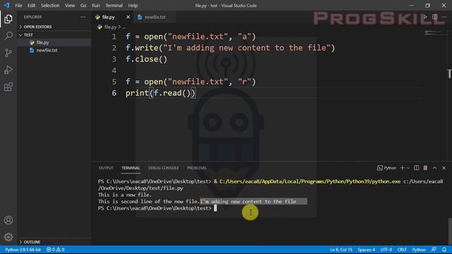 File handling in Python - Python tutorial for beginners 20 смотреть онлайн