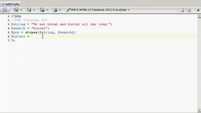 PHP Tutorial 017 strpos and substr смотреть онлайн