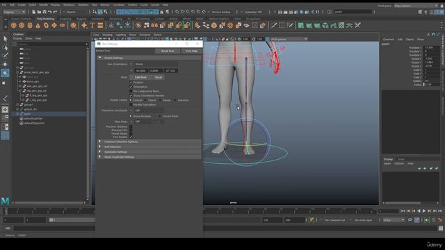 001 creating leg joints смотреть онлайн