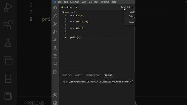 #absolute #value #in #Pyhton @EMECHICODE смотреть онлайн