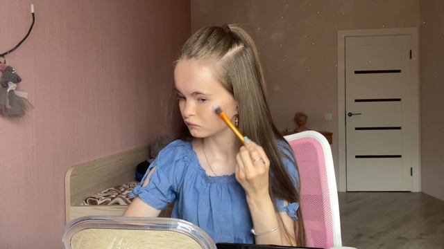 Мой летний макияж? Чем я пользуюсь?/ советы для начинающих☺️ смотреть онлайн