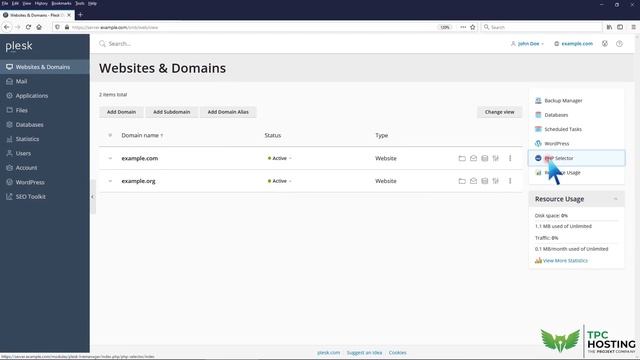 How to Enable the GD extension of PHP using CloudLinux Selector in Plesk TPC Hosting смотреть онлайн