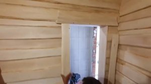 Отделка бани необрезной доской и обработка маслом своими руками