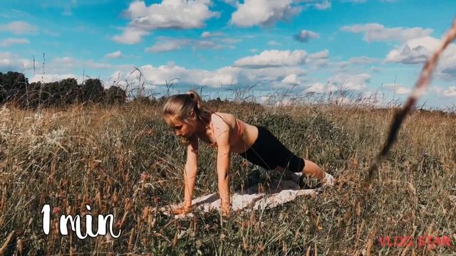 МОЯ ТРЕНИРОВКА// Тренировка на пресс, руки и ноги// в деревне смотреть онлайн