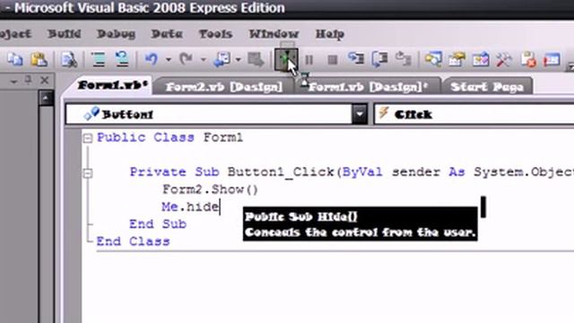 how to make a button which to another form смотреть онлайн