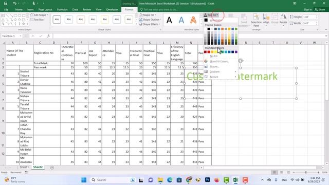 How to insert text watermark in excel смотреть онлайн
