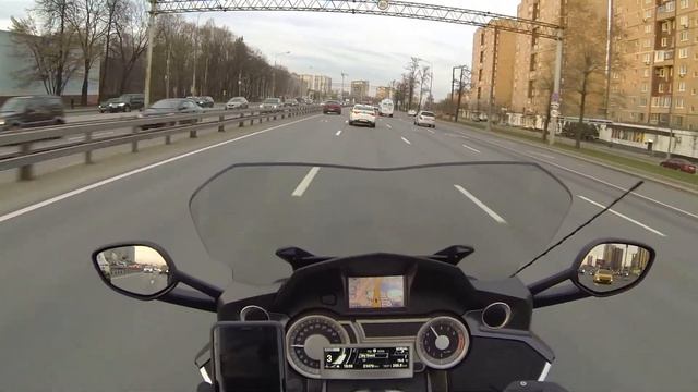 Московские пробки на BMW K1600GT(2013)