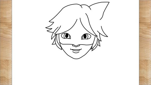 How To Draw Cat Noir From Miraculous | Bloomy Drawing смотреть онлайн