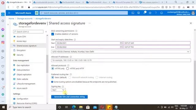 Shared access signature in Azure storage account explained | generate SAS | disable SAS | Beginners смотреть онлайн