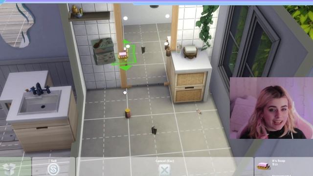 Boho Teen Bathroom Clutter Kit No CC || Speed Build The Sims 4 || Dibdabx смотреть онлайн