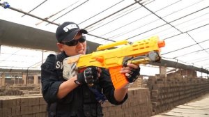 Nerf Guns War :  Couple S.W.A.T Of SEAL TEAM Attack Leader One Eye Of Dangerous Team Criminals