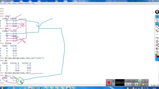 RSG: merge() function in Python Pandas DataFrame смотреть онлайн