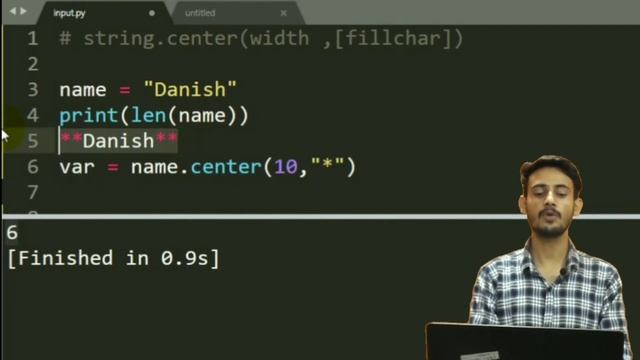 Python Center Function - Python Tutorial #18 смотреть онлайн