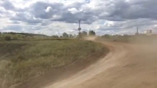 Авто кросс. Омск. Гонки. Не вписался в поворот смотреть онлайн