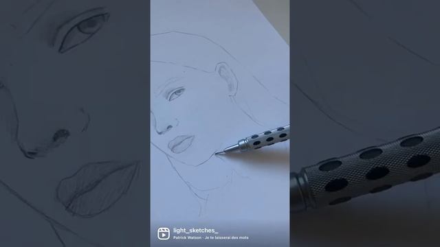 Sketch with me #sketchbook #portrait #sketch #sketching #art # смотреть онлайн