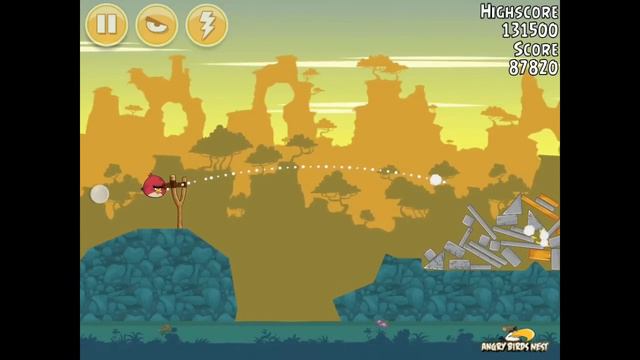 Angry Birds Bad Piggies 21-14 100% Feather Mighty Eagle Walkthrough смотреть онлайн