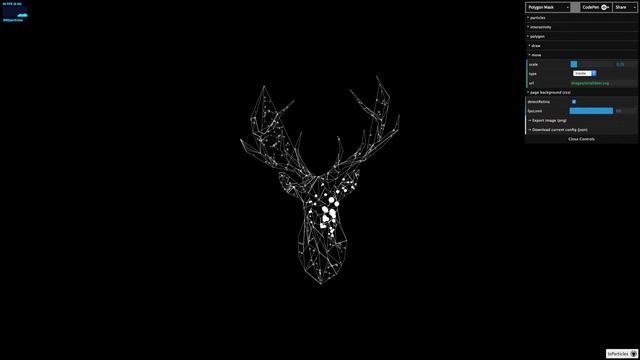 tsParticles - Polygon mask смотреть онлайн