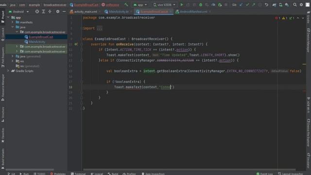 Dynamic Broadcast Receiver | Android Broadcast Receivers | Android Components | Kotlin Tutorial смотреть онлайн