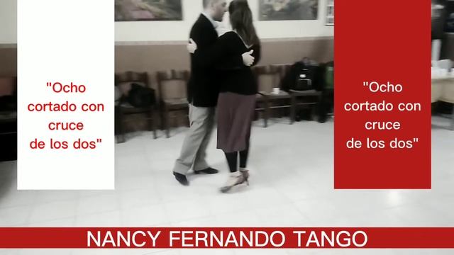 Tango ~ "Ocho milonguero con cruce de ambos" - Nancy Fernando Tango смотреть онлайн