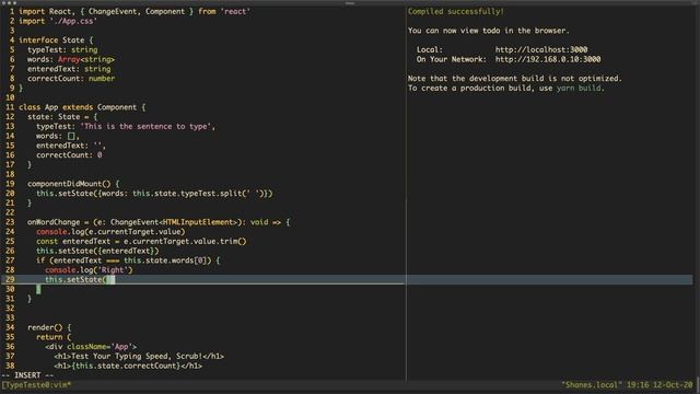 Create a Typing Speed Game with React and TypeScript ⌨️ ? смотреть онлайн