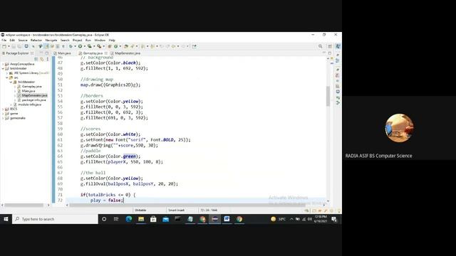 Java Swing | Brick Breaker Game | 18331 #java #javaswing #bscs6ea смотреть онлайн