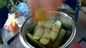 Вкуснейшие кабачки на мангале