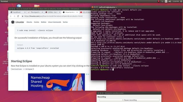 How to Install the Latest Eclipse IDE on Ubuntu 18.04 смотреть онлайн