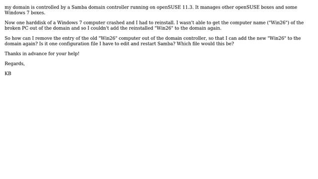 Samba domain controller: remove 1 Windows client (2 Solutions!!) смотреть онлайн