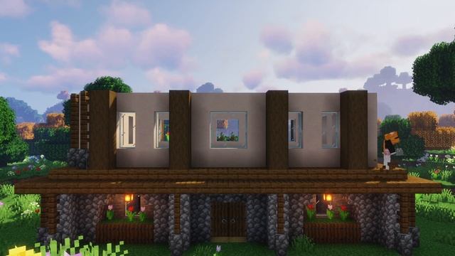How To Build An Aesthetic Cozy Minecraft House | Cottagecore Cottage Tutorial | Minecraft смотреть онлайн