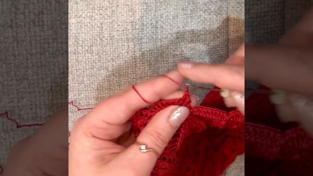 Ажурная сердечная салфетка крючком. Часть 5. смотреть онлайн