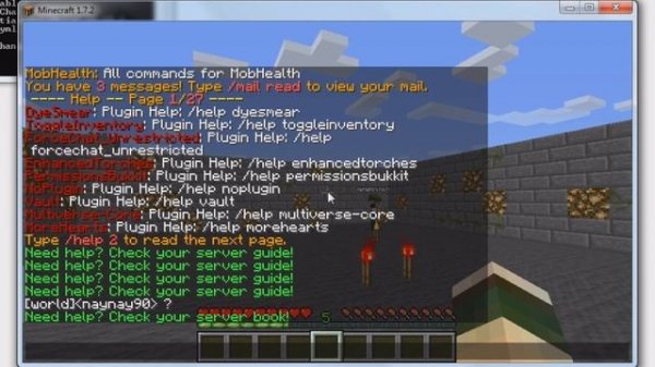 No Plugin | Hide all commands ? /pl /plugins /help | Minecraft Bukkit Plugin