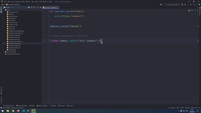 Funciones lambda | Python Intermedio смотреть онлайн