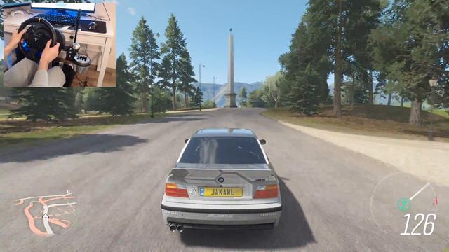 FORZA HORIZON 4 BMW M3 E36 Drift | Steering Wheel Gameplay смотреть онлайн