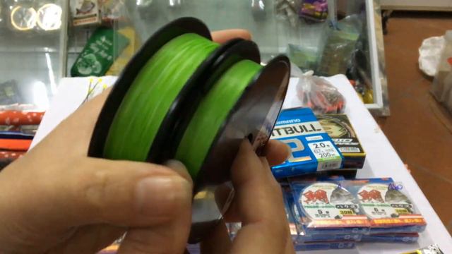 Reveiw dù pitbull Shimano vs dù X8 upgraid YGK chuyên dùng câu cá lớn, săn hàng, tải cao ( dây trục смотреть онлайн