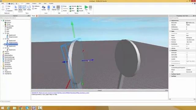 ROBLOX- How to use Constraints #1 | Messing with motors and hinges | ROBLOX Physics смотреть онлайн