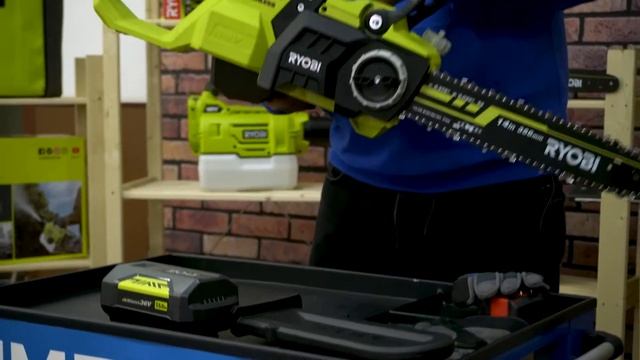 Аккумуляторная цепная пила RYOBI | Обзор и тест пилы на аккумуляторе Риоби смотреть онлайн