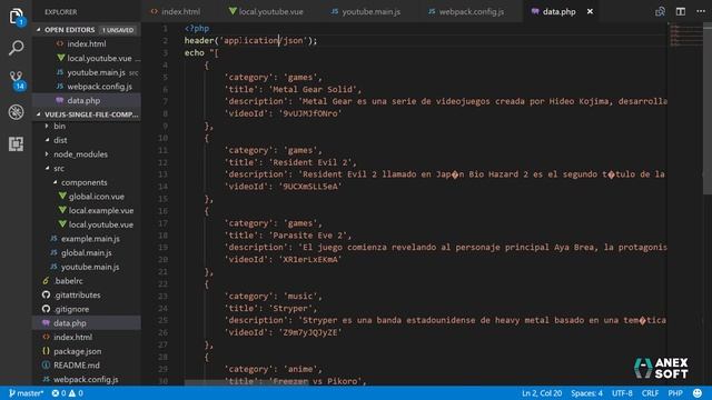 VueJs: Creando una galería de videos смотреть онлайн