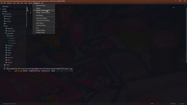 Auto-Completado en Python con sublime text y LSP 2022 - [Guía de programación] #9 {Windows} смотреть онлайн