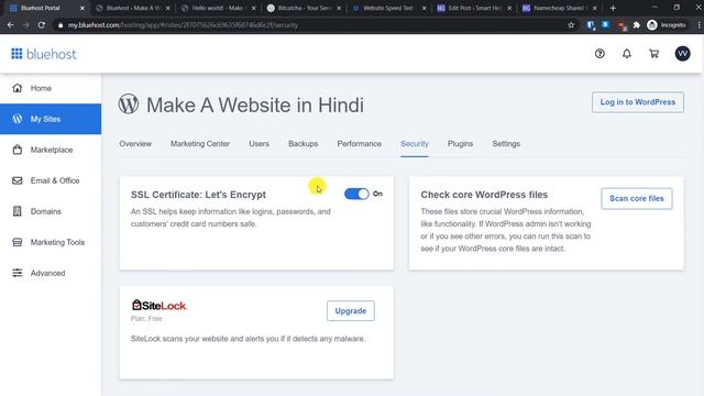 [2021] Bluehost Wordpress Hosting Portal Settings and Cpanel Overview Tutorial смотреть онлайн