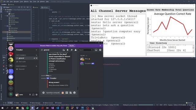 Python Discord Bot PyQt GUI смотреть онлайн